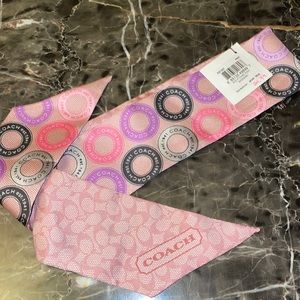 NWT Coach purse scarf